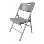 Chaise pliante renforcée en plastique et métal – Usage professionnel & événementiel
