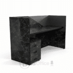 Comptoir d’accueil moderne en MDF – Disponible en 3 largeurs