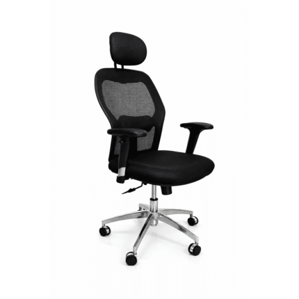 Fauteuil de bureau ergonomique avec accoudoirs réglables – dossier mesh