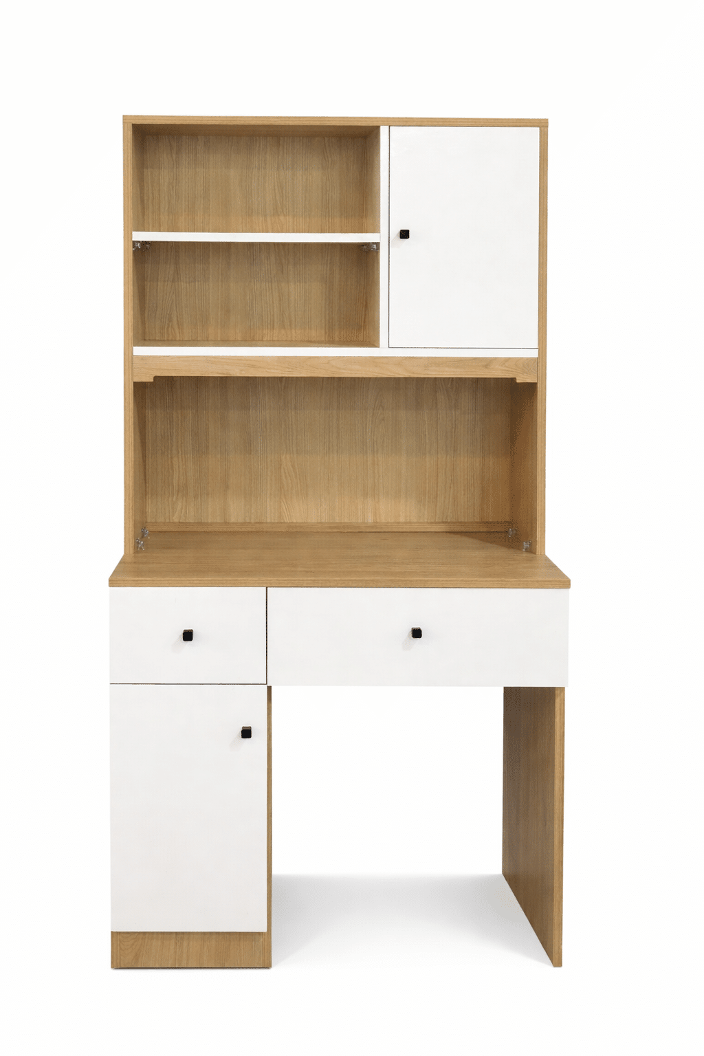 Bureau avec bibliothèque intégrée