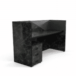 Comptoir d’accueil moderne en MDF – Disponible en 3 largeurs – Image 3