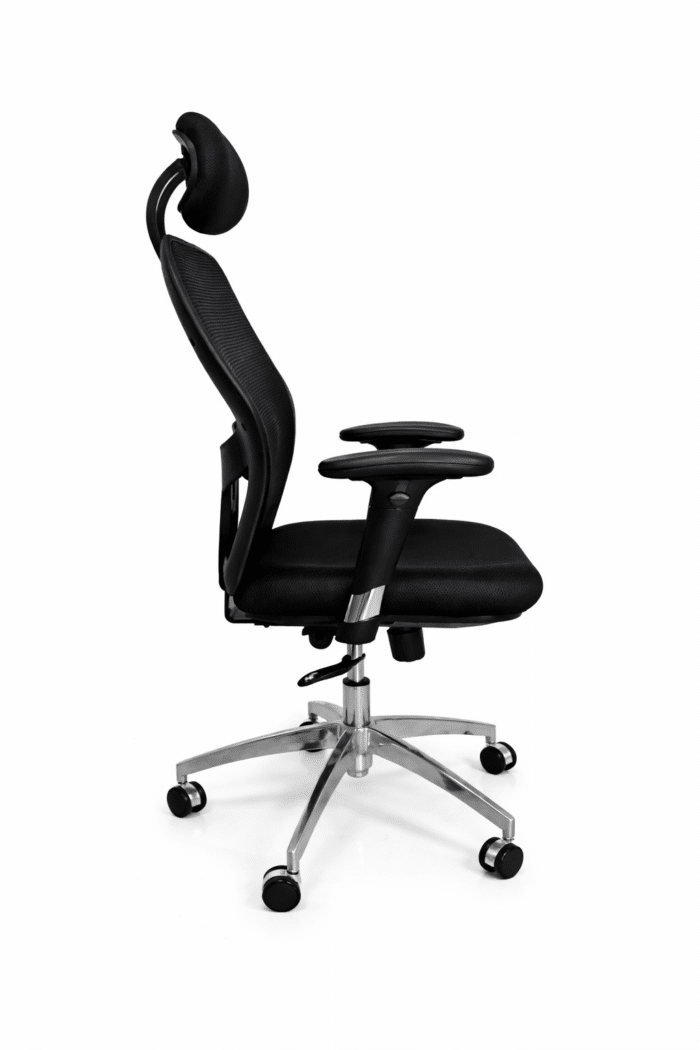 Fauteuil de bureau ergonomique avec accoudoirs réglables – dossier mesh – Image 4