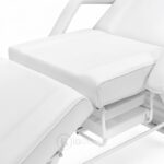 Fauteuil esthétique professionnel inclinable – Similicuir blanc – Image 4