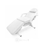 Fauteuil esthétique professionnel inclinable – Similicuir blanc – Image 7
