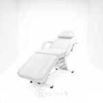 Fauteuil esthétique professionnel inclinable – Similicuir blanc