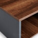 Table Basse 2 Niveaux en Bois MDF 60x60x45 cm – Design Moderne – Image 2