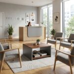 Table Basse 2 Niveaux en Bois MDF 60x60x45 cm – Design Moderne – Image 4