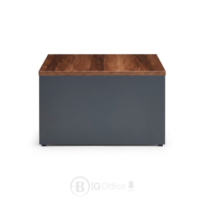 Table Basse 2 Niveaux en Bois MDF 60x60x45 cm – Design Moderne – Image 3