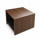 Table basse à 2 niveaux 60x60 cm – Design moderne pour bureau & accueil