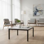 Table basse semi-métallique 60×60×45 cm – Image 8