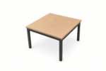 Table basse semi-métallique en MDF