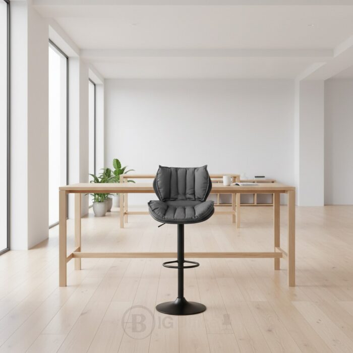 Tabouret en similicuir réglable – Design moderne – Image 7
