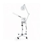 Vaporisateur professionnel avec lampe loupe sur pied – soins esthétiques