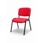 Chaise ISO simple en tissu – Chaise visiteur confortable pour bureau