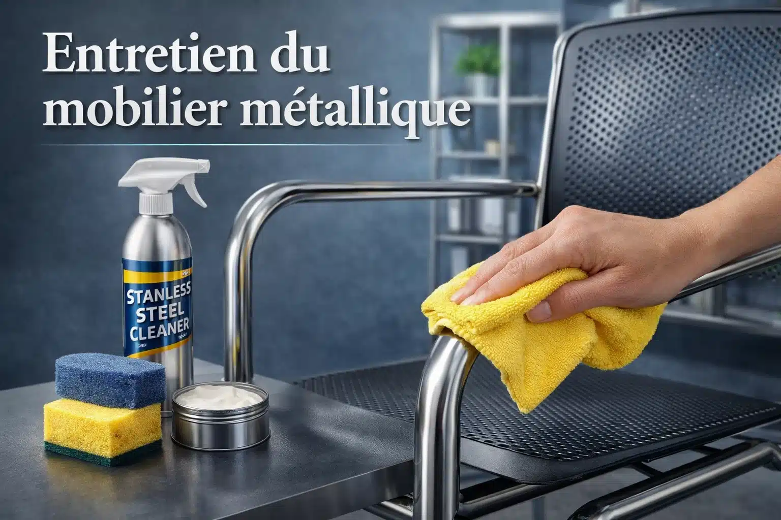 Entretien du mobilier métallique en milieu humide