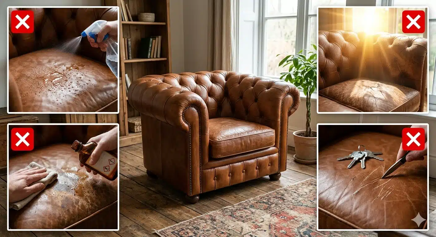 Erreurs fréquentes à éviter lors de l'entretien d'un fauteuil en cuir de bureau