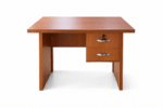 Bureau en bois stratifié avec caisson – 100x60 cm