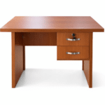 Bureau en bois stratifié avec caisson – 100x60 cm