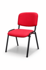 Chaise ISO simple en tissu – Chaise visiteur confortable pour bureau – Image 2