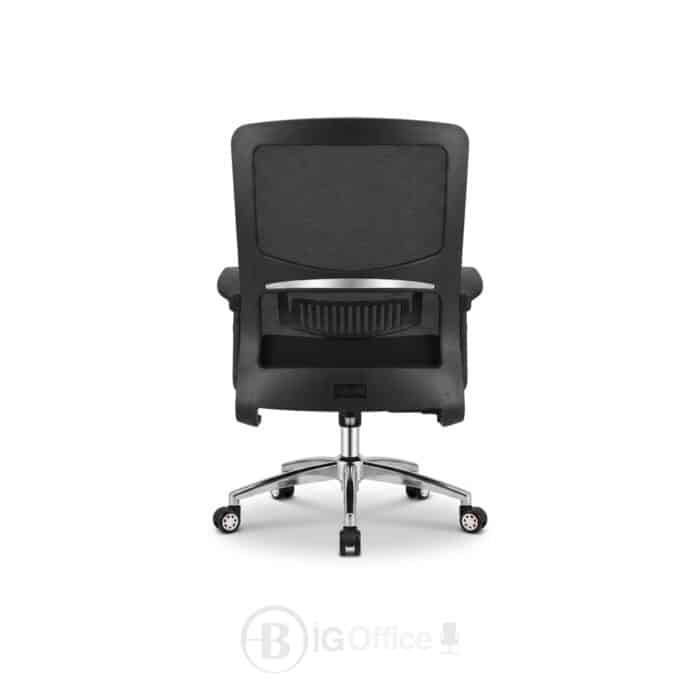 Chaise ergonomique mid-back en résille avec support lombaire - Sans appuie-tête – Image 3