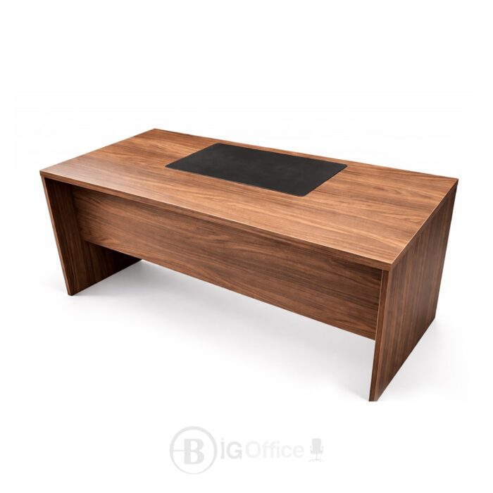 Bureau de direction moderne effet noyer 160 x 80 cm – Image 5