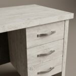 Bureau individuel avec tiroirs fixes – Image 3
