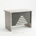 Bureau individuel avec tiroirs fixes – Image 5