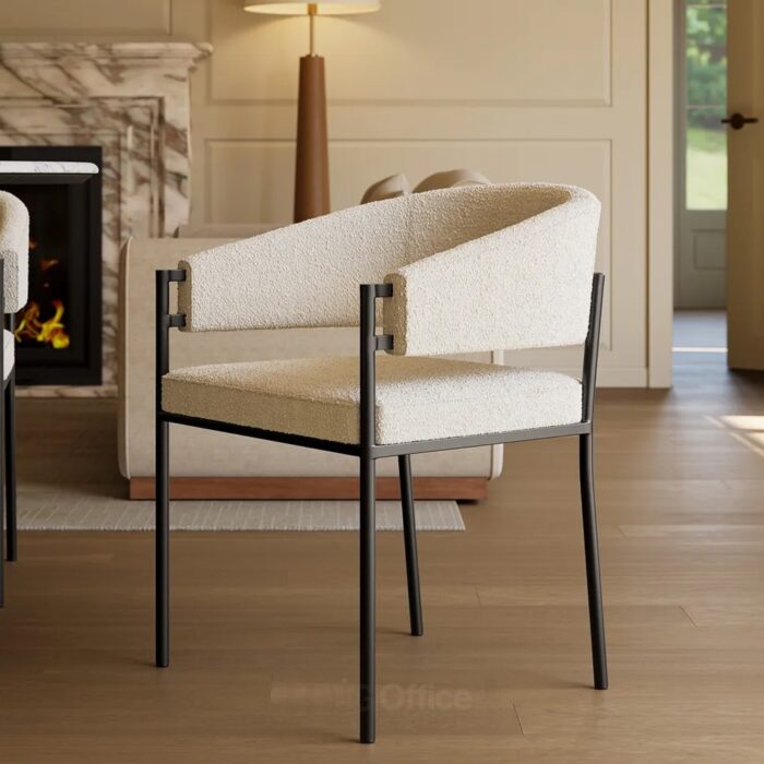 Chaise Bouclée Lior – Image 2