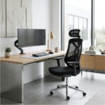 Chaise Ergonomique En Maille Pour Bureau – Image 3
