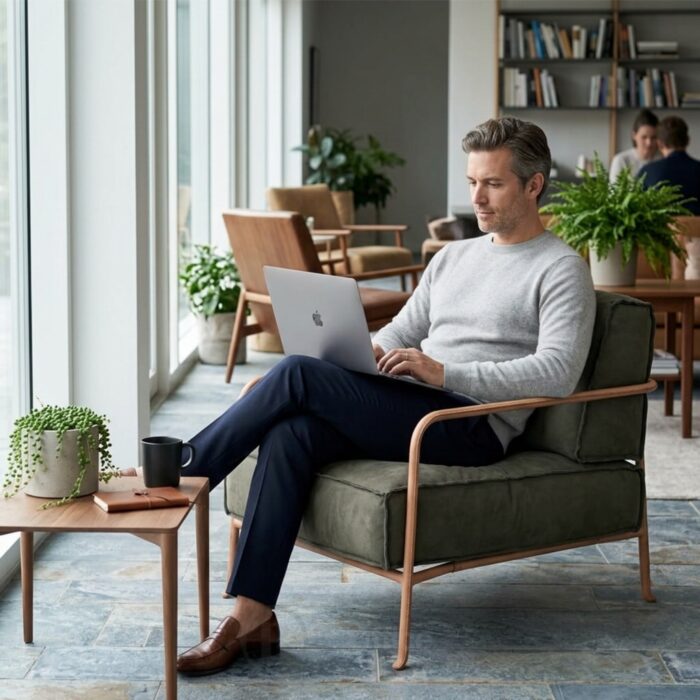 Fauteuil Bruxelles - Design élégant & confort premium – Image 2