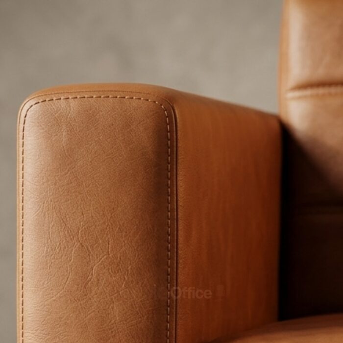 Fauteuil canapé 1 place en semi cuir moderne – confort premium pour bureau et accueil – Image 5