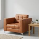 Fauteuil canapé 1 place en semi cuir moderne – confort premium pour bureau et accueil – Image 7