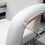 Fauteuil Esthétique Réglable avec Repose-Pieds - Blanc Premium – Image 3