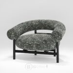 Fauteuil lounge Loop en chêne foncé - fauteuil design Wewood au style mid-century nordique – Image 5