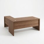 Bureau de direction en bois MDF avec caisson mobile et retour mobile – Image 3