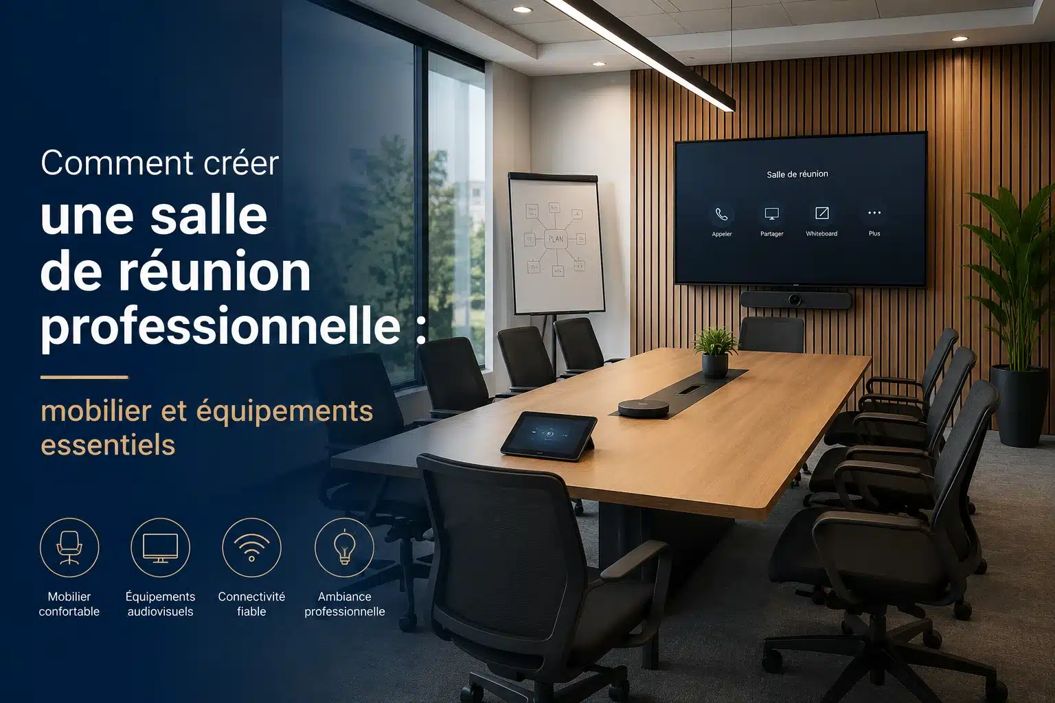 Comment créer une salle de réunion professionnelle
