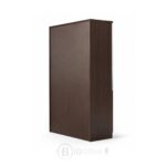 Armoire de bureau vitrée premium finition bois noyer – Image 3