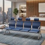 Banquette 4 Places en Polyuréthane pour Salle d’Attente | Mobilier Professionnel Maroc – Image 4