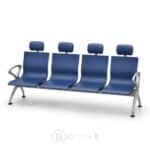 Banquette 4 Places en Polyuréthane pour Salle d’Attente | Mobilier Professionnel Maroc