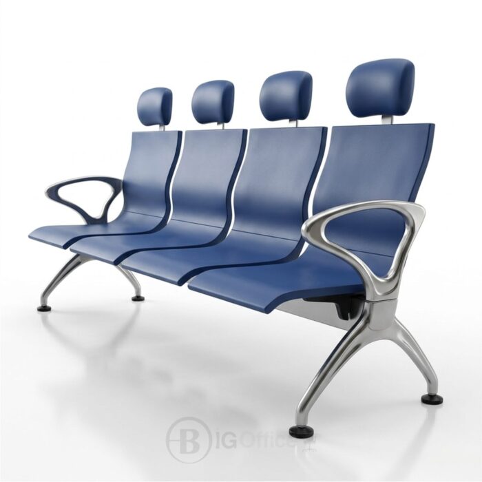 Banquette 4 Places en Polyuréthane pour Salle d’Attente | Mobilier Professionnel Maroc – Image 6