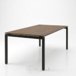 Table de Réunion Semi-Métallique 240x120 cm | Design Industriel & Élégant – BIG OFFICE
