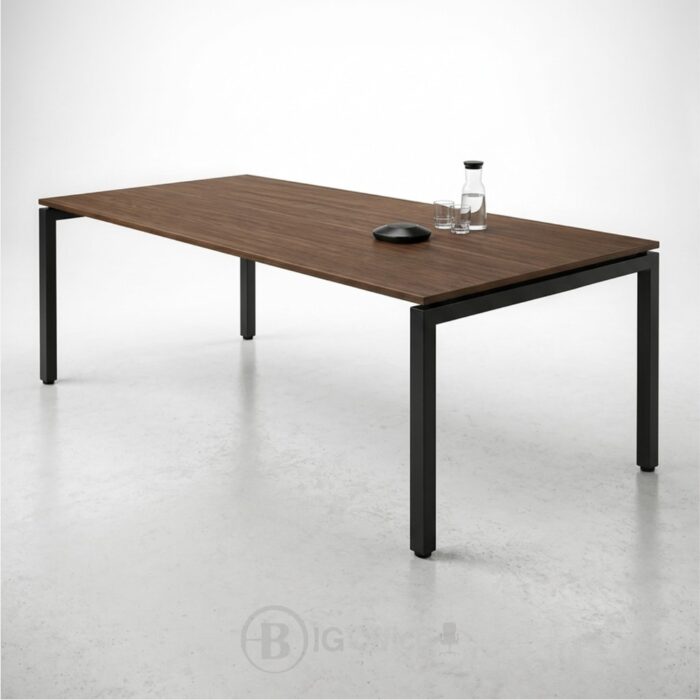 Table de Réunion Semi-Métallique 240x120 cm | Design Industriel & Élégant – BIG OFFICE – Image 5