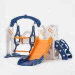 Aire de Jeux Enfants avec Toboggan pour Crèche et École Maternelle au Maroc | HL82495A | Big Office Maroc