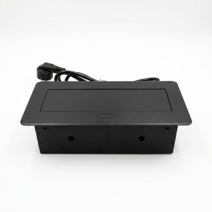 Boîtier de Connexion Encastrable pour Table de Réunion | USB-C, USB, RJ45 et Prises 220V Maroc – Image 3