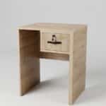 Bureau Compact MDF avec Tiroir Verrouillable 60x50x85 cm