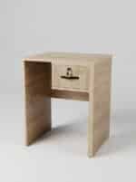 Bureau Compact MDF avec Tiroir Verrouillable 60x50x85 cm