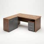 Bureau de Direction Design Bardage en Bois MDF avec Retour et Caisson | Big Office Maroc – Image 2