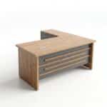 Bureau de Direction Design Bardage en Bois MDF avec Retour et Caisson | Big Office Maroc