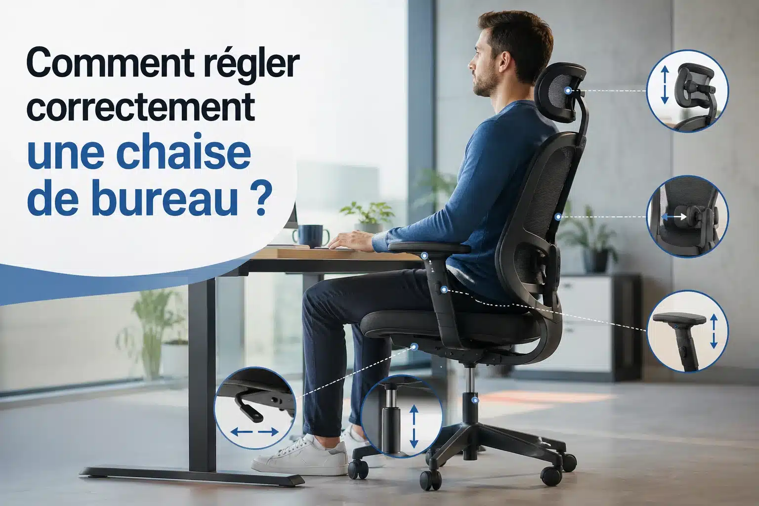 Comment régler correctement une chaise de bureau