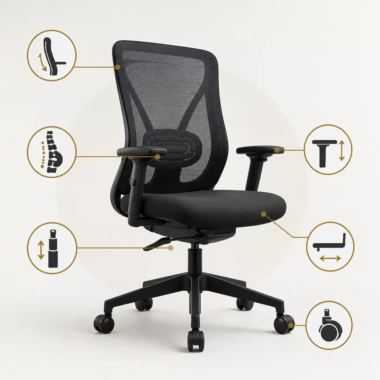 Les critères essentiels à vérifier sur une chaise de bureau ergonomique